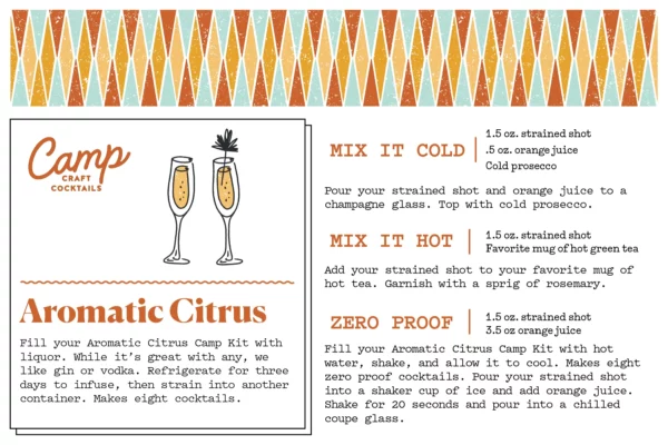Aromatic Citrus Camp Craft Cocktails