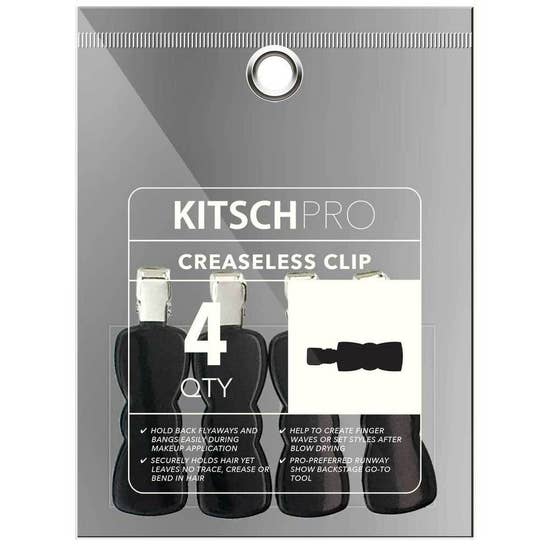 Kitsch Creaseless Clips in Black